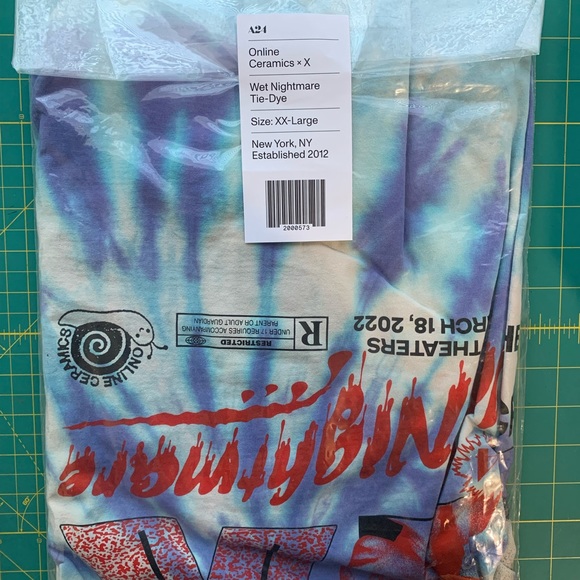 A24 X “wet nightmare” t-shirt NWT - Picture 3 of 4